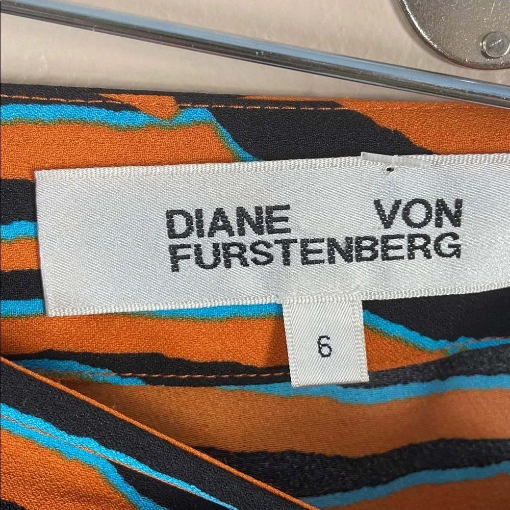 Diane Von Furstenberg Lilo Zebra Print Skirt size 6
